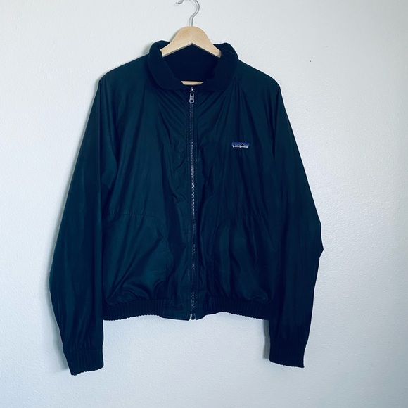 Patagonia Black Jacket Doble Sided With Zip Pockets - Picture 8 of 16